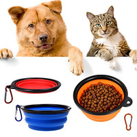 Portable Folding Feeding silicine Bowl