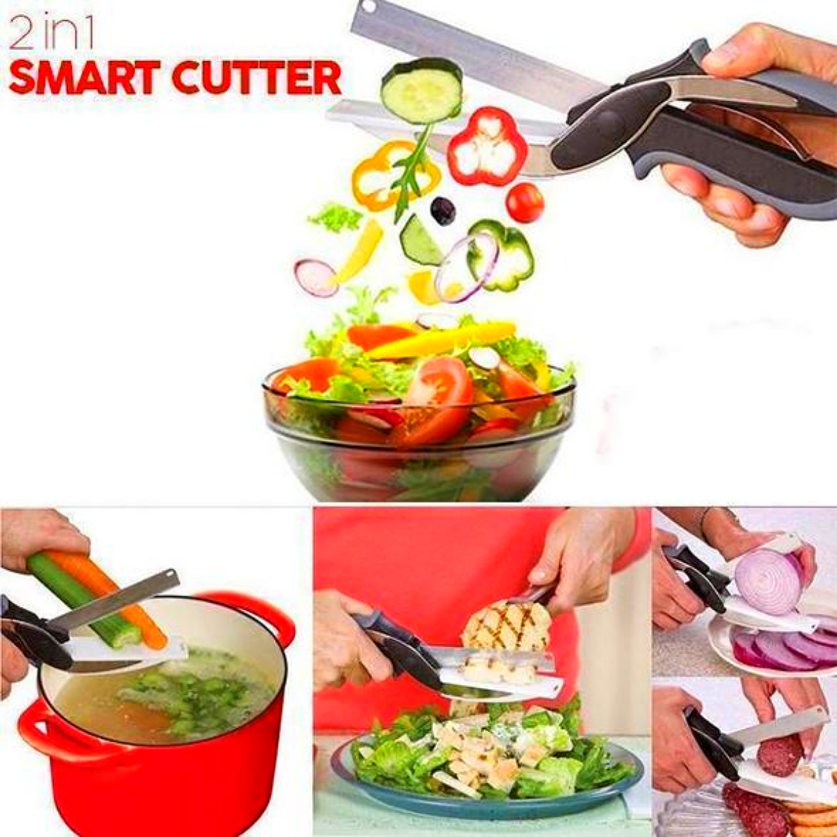 (CHRISTMAS PRE SALE - SAVE 50% OFF) 2 in 1 Smart Cutter- BUY 2 FREE SHIPPING