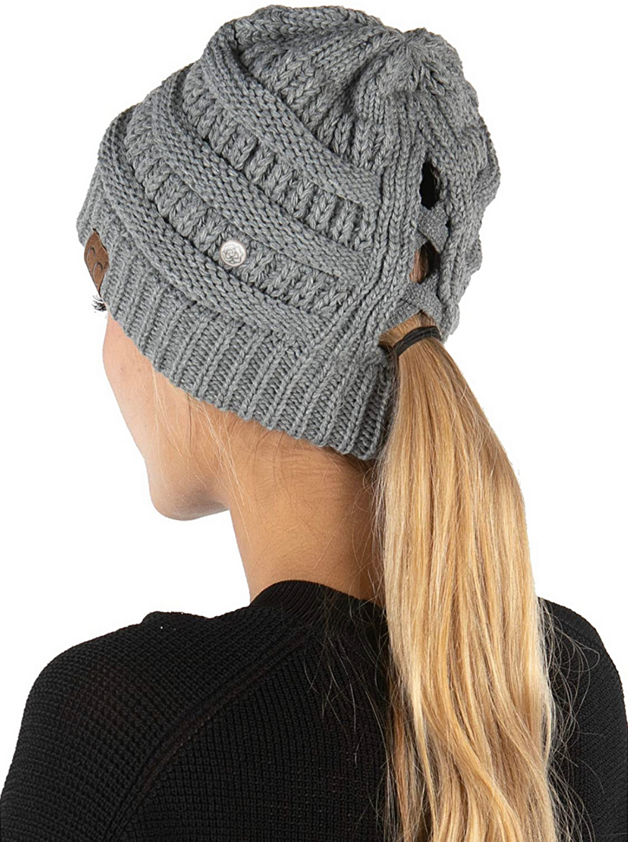 Comfy Ponytail Beanie Hat❄️