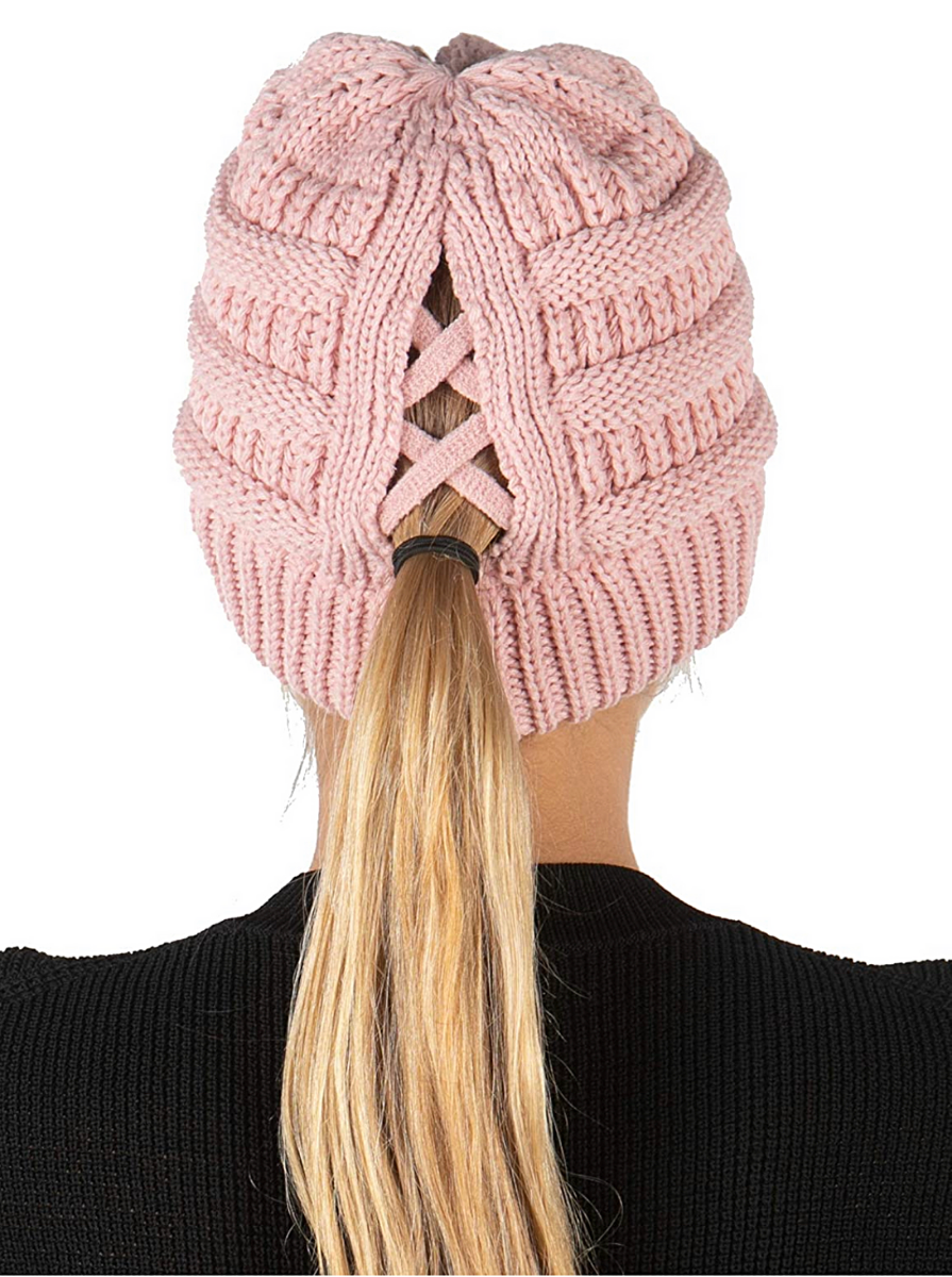 Comfy Ponytail Beanie Hat❄️