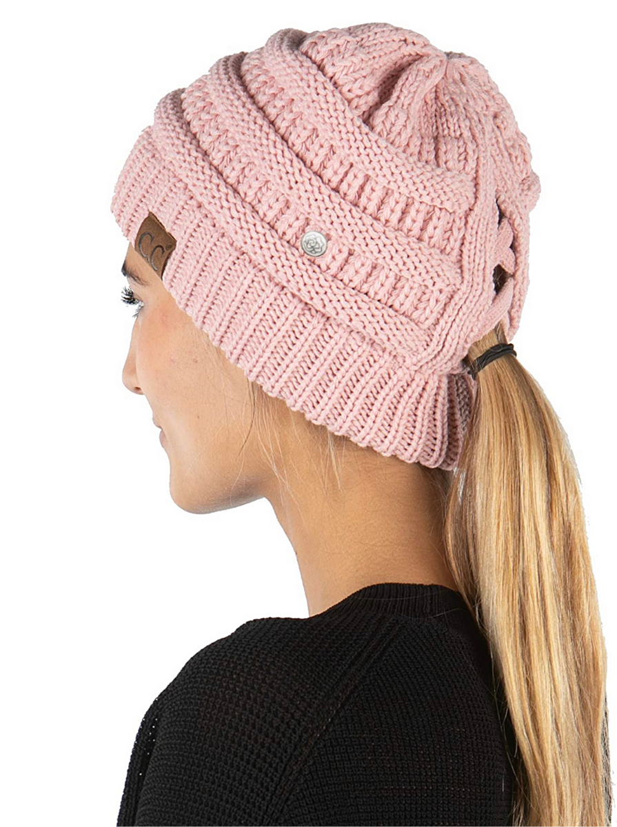 Comfy Ponytail Beanie Hat❄️