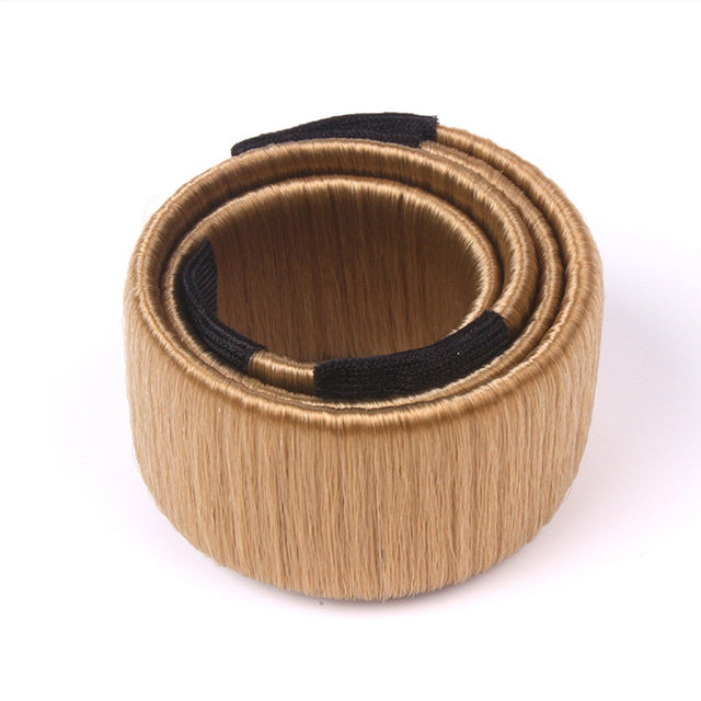 DIY Easy Bun Hair Maker Elastic Hairband