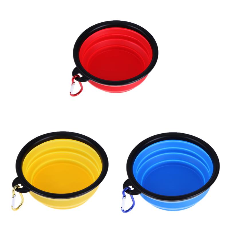 Portable Folding Feeding silicine Bowl