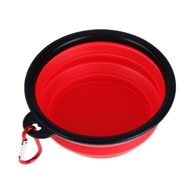 Portable Folding Feeding silicine Bowl