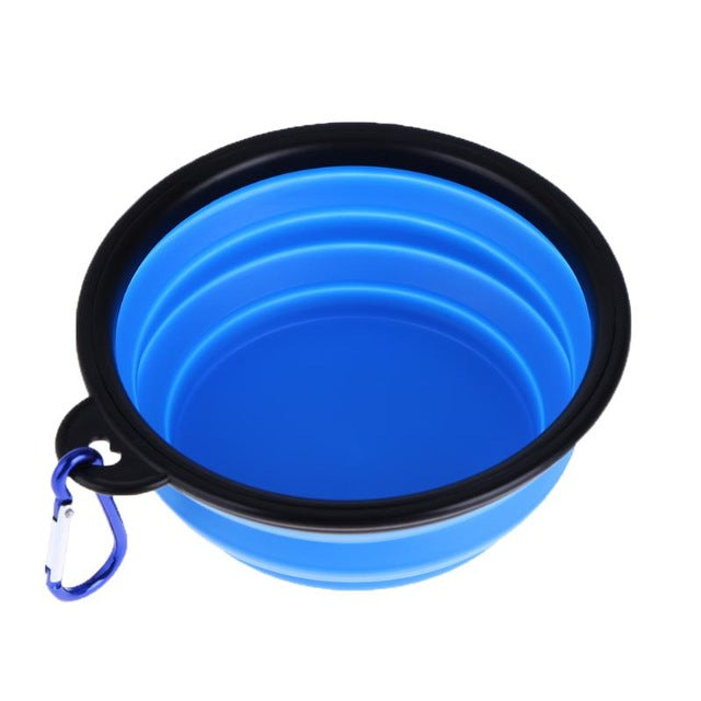 Portable Folding Feeding silicine Bowl