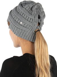 Comfy Ponytail Beanie Hat❄️