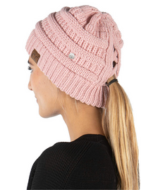 Comfy Ponytail Beanie Hat❄️