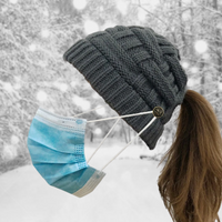 Comfy Ponytail Beanie Hat❄️