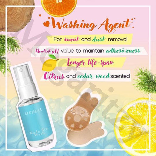 Washing agent for invisible bra