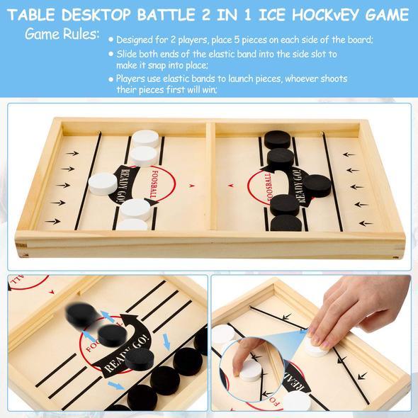 【🔥Buy 2 Free Shipping】Wooden Hockey Game