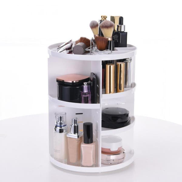 360 Rotating Adjustable Makeup Organizer