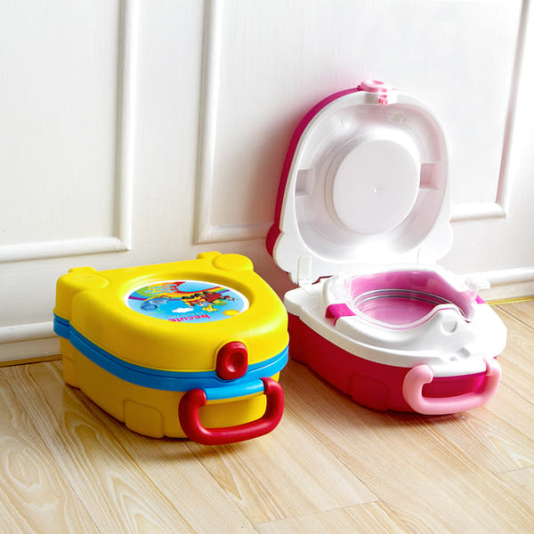 Portable Cute Cartoon Baby  Training Toilet For Kids